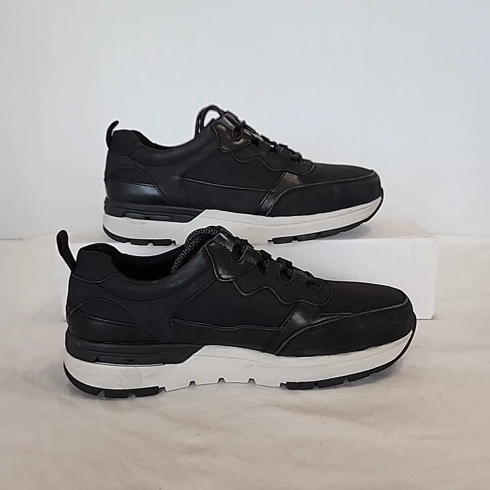 Rockport Works W 8.5 Pulse Tech Composite Toe Work‎ Shoe Black Leather RK771